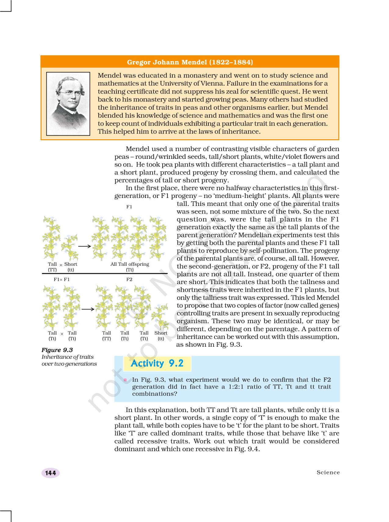 Heredity And Evolution Ncert Book Of Class 10 Science